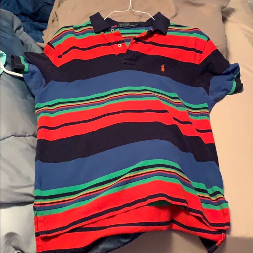 Large multi-colored polo